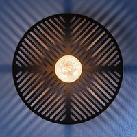 MARKET SET Waterlily wall lamp, black