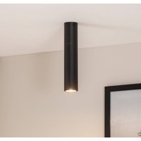 EMIBIG LIGHTING Ceiling spotlight Tecno 1M, steel, GU10, height 30 cm, black