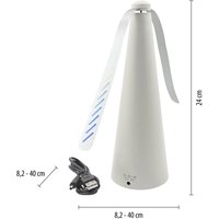 JUST LIGHT. GmbH JUST LIGHT. Swat, mouche à pile, blanc