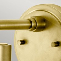 KICHLER Applique de salle de bain Morvah, laiton brossé