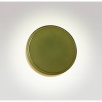 MARSET LED-vägglampa Caramel, grön, Ø 22 cm, TRIAC, glas