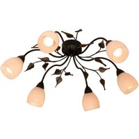 Menzel CHALET floral ceiling light with glass tulips
