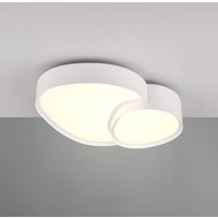Trio Lighting LED-taklampa Rise, vit, 43 x 36 cm, CCT, dimbar