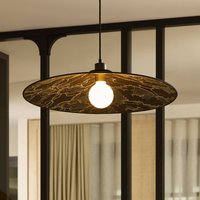 MARKET SET Gatsby pendant light, black kumo, Ø 60 cm, E27