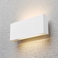 Lindby LED-utomhusvägglampa Safira, metall, upp/ner, IP44