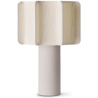 LZF LAMPS LZF bordslampa Kactos, elfenbensfärgad/vit, höjd 52 cm