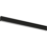 LED-Wandlampe Box W2 Bi-Emission, B 91,9 cm, schwarz, 2700 K