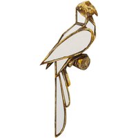 KARE Wandobjekt Parrot Mirror, Polyresin, Glas, gold