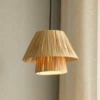 Suspension OSRAM Decor Bamboo Paper Hat Ø 28 cm, bambou, E27