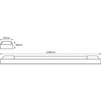 Réglette lumineuse LED OSRAM POWER BATTEN, 4 000 K, 120 cm, à 2 lampes.