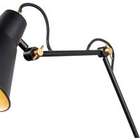 Searchlight Applique 7403 avec 3 articulations, noir-doré