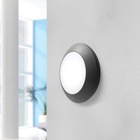 Fumagalli Applique d'extérieur Bertina noir/givré, résine synthétique GX53 CCT