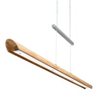 Elobra Suspension LED Colombia S, chêne naturel