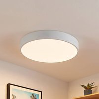 Lindby LED-taklampa Simera, Ø 50cm, vit, metall