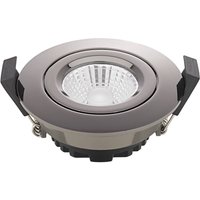 Sigor LED infälld takspot Diled, Ø 8,5 cm, 6 W, 3.000 K, krom