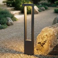 Lindby LED-väglampa Lonete, höjd 65 cm, antracit, IP65