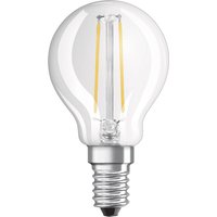OSRAM LED-dropplampa E14 2,8 W varmvit klar dimbar