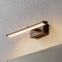 Fabas Luce LED-vägglampa Nala, svart, bredd 30 cm