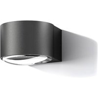 LOOM DESIGN Frey LED-vägglampa IP65 1x6W svart