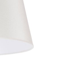 Duolla Abat-jour Cone hauteur 25,5 cm, chintz écru/blanc