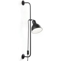 Ideallux Vägglampa Shower, strömbrytare, stickpropp