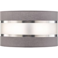 HELAM Lampshade Helen E27 Ø25/height 15cm grey/silver