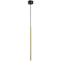 Viokef Zenia LED hanging light, gold-coloured, 1-bulb