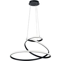 Luce Ambiente Design COASTER LED hanging light, black, Ø 60 cm, metal, CCT