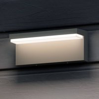 Philips LED-utomhusvägglampa Bustan, 2 700 K