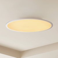 Lindby LED-taklampa Narima, CCT, Ø 60 cm, silver