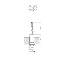 EVN LD5102 recessed lamp 12 V IP68 0.3 W 830, lens