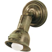 Moretti Luce Svängbar vägglampa Spotisland, antikmässing