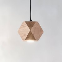 Envostar Peach Puff suspension polyèdre bois x1