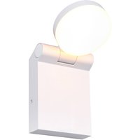 LED-Außenwandleuchte Adour, weiß matt, kippbar, CCT, IP44