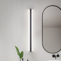 Applique pour miroir LED Helestra LOOM, longueur 90 cm, noir, IP44