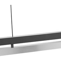 Brilliant LED pendant light Pulse, length 120 cm, black, metal