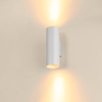 SLV Asto Tube wall light, GU10, up/down, white