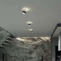 Top Light Puk! 80 Turn up/downlight, mate, brun/chromé