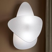 MARKET SET Vägglampa Screen, 77 cm hög, vit, papper, E27