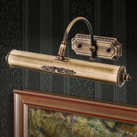ORION Picture light Gustav in antique brass 38 cm
