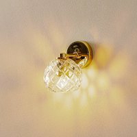 Argon Vägglampa Odel med dekorativt glasskärm