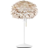UMAGE Eos mini lampe table brun clair/blanc