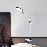 Globo Konsti LED-bordslampa, höjd 90 cm, svart/silverfärgad, CCT