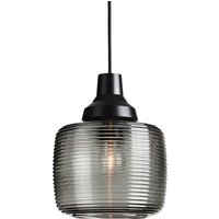 DESIGN BY US New Wave Strip pendant light, smoke grey
