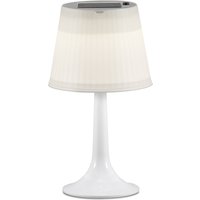 Weiße LED-Solartischleuchte Assisi Sitra