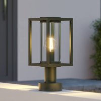 Lucande Ferda pillar light, 37 cm, anthracite, IP44