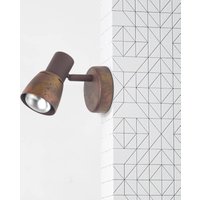 Brilliant Spot mural Lava, largeur 8 cm, vieux cuivre, métal