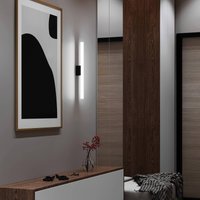 Top Light LED mirror light Light bar, matt black