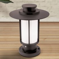 ORION Putri pillar light in dark brown