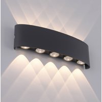 Paul Neuhaus applique d'extérieur LED Carlo, 27 cm, noir